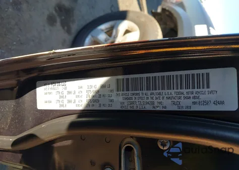 2020 Ram 1500 Classic Warlock 4X4 5'7 Box from USA, damaged, VIN 1C6RR7LT2LS104288